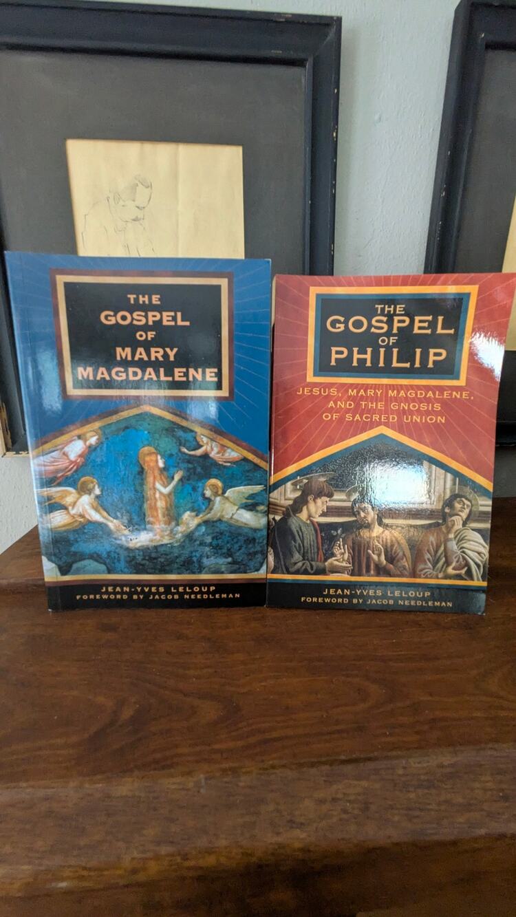 Gospel of Mary Magdalene & Philip Jean-Yves Leloup 2 Book Lot